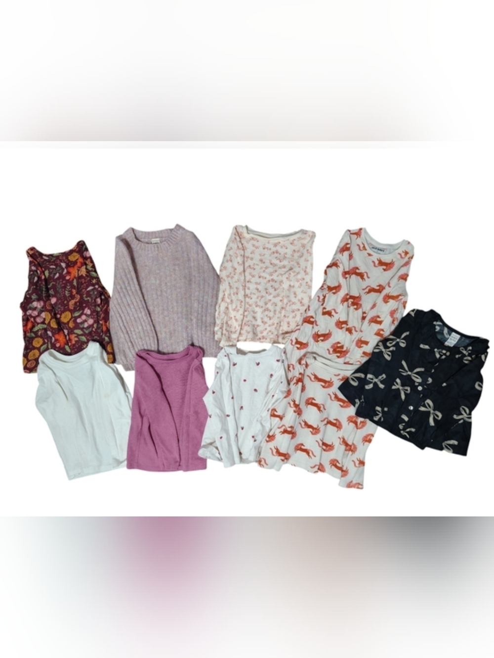 Girls 3T Fall Winter Clothing Lot 9pcs‎ Old Navy OshKosh Carter’s Tops Sweater